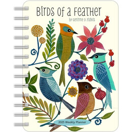 Birds of a Feather 2025 Weekly Planner Calendar