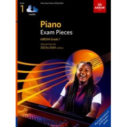Piano Exam Pieces 2023 & 2024, Abrsm Grade 1, With Audio