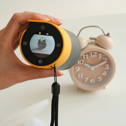 Kodak Memo Shot era -  2-in-1 Instant Camera and Photo Label Printer + one Roll, Yellow