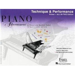 Piano Adventures all-in-two Primer Tech. & Perf.