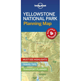 Lonely Planet Yellowstone National Park Planning map
