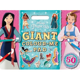 Disney Princess: Giant Colour-me pad