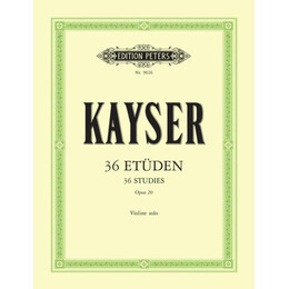 36 Etuden op. 20 fur Violine