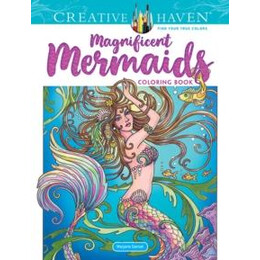 Creative Haven Magnificent Mermaids Coloring Book
