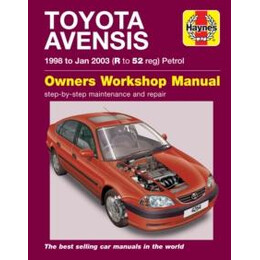 Toyota Avensis Petrol (98 - jan 03) Haynes Repair Manual