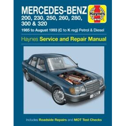 Mercedes-Benz 124 Series Petrol & Diesel (85 - aug 93) Haynes Repair Manual