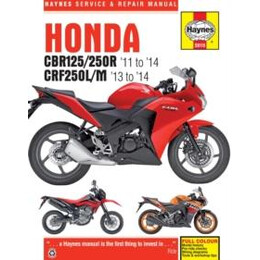 Honda Cbr125r, Cbr250r, Cbr300r, Cb300f & Crf250 (11-18)