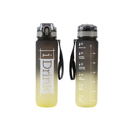 Παγουρι i Drink Id2131 Tritan 1000ml blk-Yellow