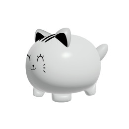 Κουμπαραδες i-Total Xl2501 Grey cat Πλαστικος 18x15x16cm