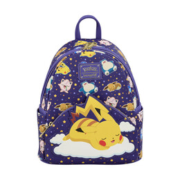 Loungefly Pokemon: Sleeping Pikachu and Friends Mini Backpack (Pmbk0236)