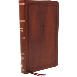 Nkjv, end-of-Verse Reference Bible, Personal Size Large Print, Leathersoft, Brown, red Letter, Comfort Print