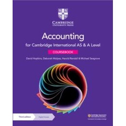 Cambridge International as & a Level Accounting Coursebook With Digital Access (2 Years)