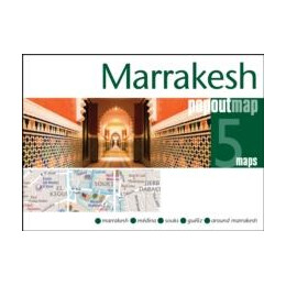 Marrakesh Popout map - Pocket Size pop up City map of Marrakesh