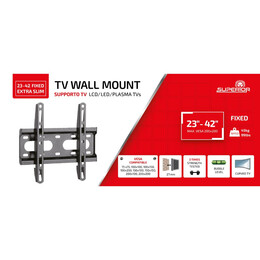 Superior Επιτοίχια Βάση Τηλεόρασης Fixed Extra Slim 23"-42" (Supstv001) (Sprsupstv001) Superior Επιτοίχια Βάση Τηλεόρασης Fixed Extra Slim 23"-42" (Supstv001) (Sprsupstv001)