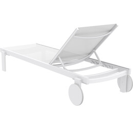 CASABLANCA ΞΑΠΛΩΣΤΡΑ WHITE/WHITE ΑΛΟΥΜ-ΠΟΛ/ΝΙΟΥ