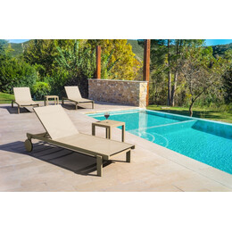 CASABLANCA ΞΑΠΛΩΣΤΡΑ TAUPE/TAUPE ΑΛΟΥΜ-ΠΟΛ/ΝΙΟΥ