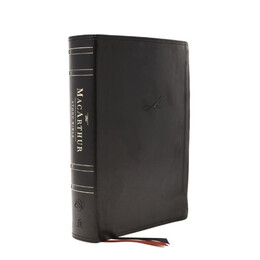 Esv, Macarthur Study Bible, 2nd Edition, Leathersoft, Black
