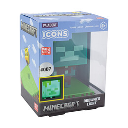 Paladone Minecraft - Drowned Zombie Icon Light (Pp7999mcf)