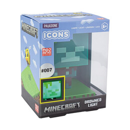 Paladone Minecraft - Drowned Zombie Icon Light (Pp7999mcf)