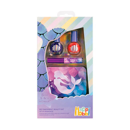 As Happi Hobbi: Beauty set - Born to be a Mermaid Nails & Lips With Case (1081-60003)