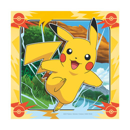 Ravensburger Puzzle: Pokemon Pikachu (3x49 Pcs) (12004062)