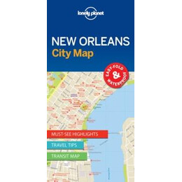 Lonely Planet new Orleans City map
