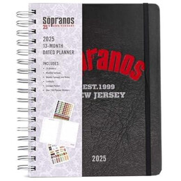 2025 the Sopranos 13-Month Weekly Planner