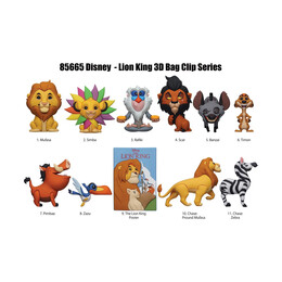 Monogram Disney: Lion King (Blind Bag/random) 3d Foam bag Clips Figures