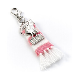 Carat Shop Liverpool fc - Pink Stripe Scarf & Liverbird Backpack Hanger (Lfcbh003)