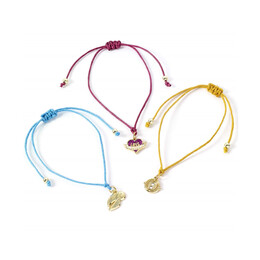 Carat Shop Harry Potter - Golden Snitch Friendship Bracelet set Multi (Hpfb0449)