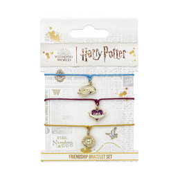 Carat Shop Harry Potter - Golden Snitch Friendship Bracelet set Multi (Hpfb0449)