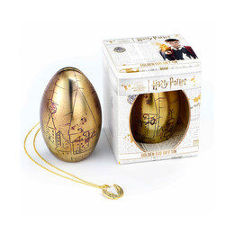 Carat Shop Harry Potter - Boxed Golden egg Necklace in a Gift tin - Gold (Hpee0380)