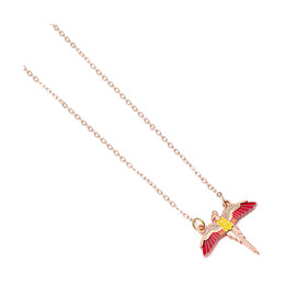 Carat Shop Harry Potter - Rose Gold Plated Fawkes Necklace (Wn000113)