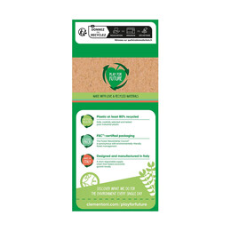 As Baby Clementoni: Think and Play - Fruit Puzzle (Recycled Plastic) (1000-17512)