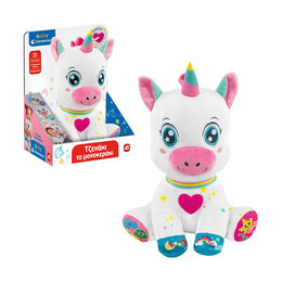 As Baby Clementoni: Τζενάκι το Μονοκεράκι - Βρεφικό Παιχνίδι (Μιλάει Ελληνικά / Greek Language) (1000-63430)