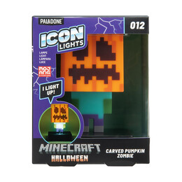 Paladone Icons: Minecraft - Zombie Jack o Lantern Light (Pp15302mcf)