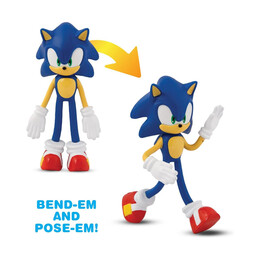Giochi Preziosi Bend-Ems: Sonic the Hedgehog - Sonic Figure (Beh00000)