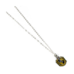 Carat Shop Harry Potter - Hufflepuff Crest Slider Necklace (Wnx0024)
