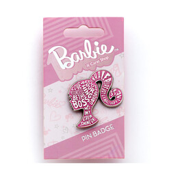 Carat Shop Barbie - Sparkly Silhouette Enamel pin Badge (Bmpb0002)