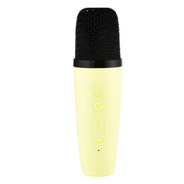 Kiddoboo mini Karaoke Speaker & Mic Yellow + NikoletaTV