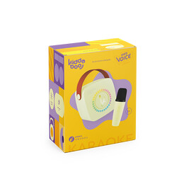 Kiddoboo mini Karaoke Speaker & Mic Yellow + NikoletaTV
