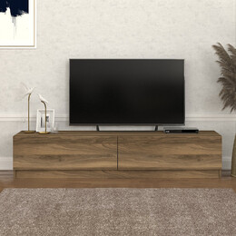 Έπιπλο Τηλεόρασης Ahenk Megapap Χρώμα Καρυδί 160x31,3x32,9εκ.