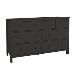 Συρταριέρα - Μπουφές Sabina Megapap Χρώμα Ανθρακί 160x50x96εκ.