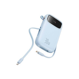 Baseus Powerbank Qpow 2 10000mah 30w 2xusb-c Blue (P10055008313-00) (Basp10055008313-00)