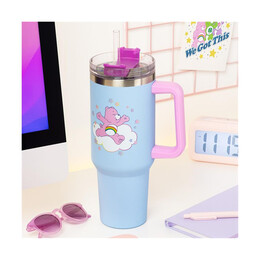 Paladone: Care Bears- 1200ml Insulated cup and Straw (Pp14607cb)