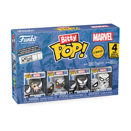 Funko Bitty Pop! 4-Pack: Spider-man - Venom, Anti-Venom, she-Venom, Spider-man Vinyl Figures