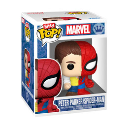 Funko Bitty Pop! 4-Pack: Spider-man - Peter Parker - Spider-Man, Superior Spider-Man, Spider-Man, Peter Parker Vinyl Figures