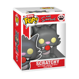 Funko Bitty Pop! 4-Pack: the Simpsons - Scratchy, Grampa Simpson, Lisa Simpson, Fallout boy Vinyl Figures