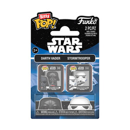 Funko Bitty Pop! 2-Pack Disney: Star Wars - Darth Vader & Stormtrooper Vinyl Figures