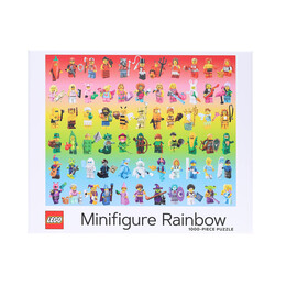 Lego® Minifigure Rainbow 1000-Piece Puzzle